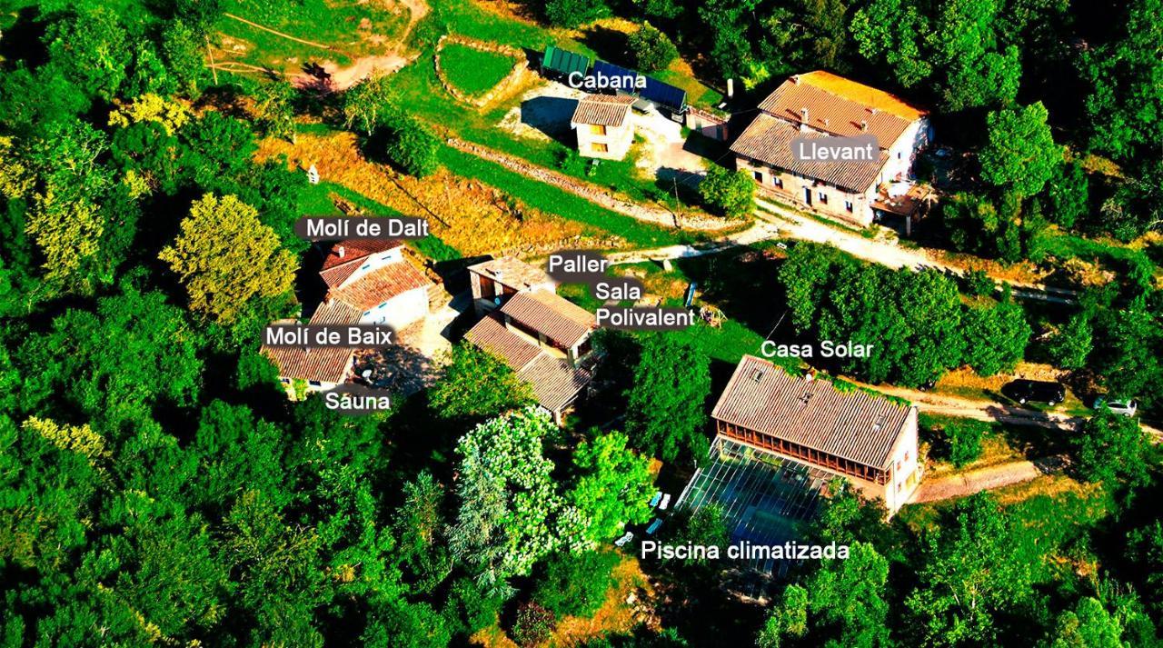 La Cabana Del Moli De La Plana Riudaura Экстерьер фото